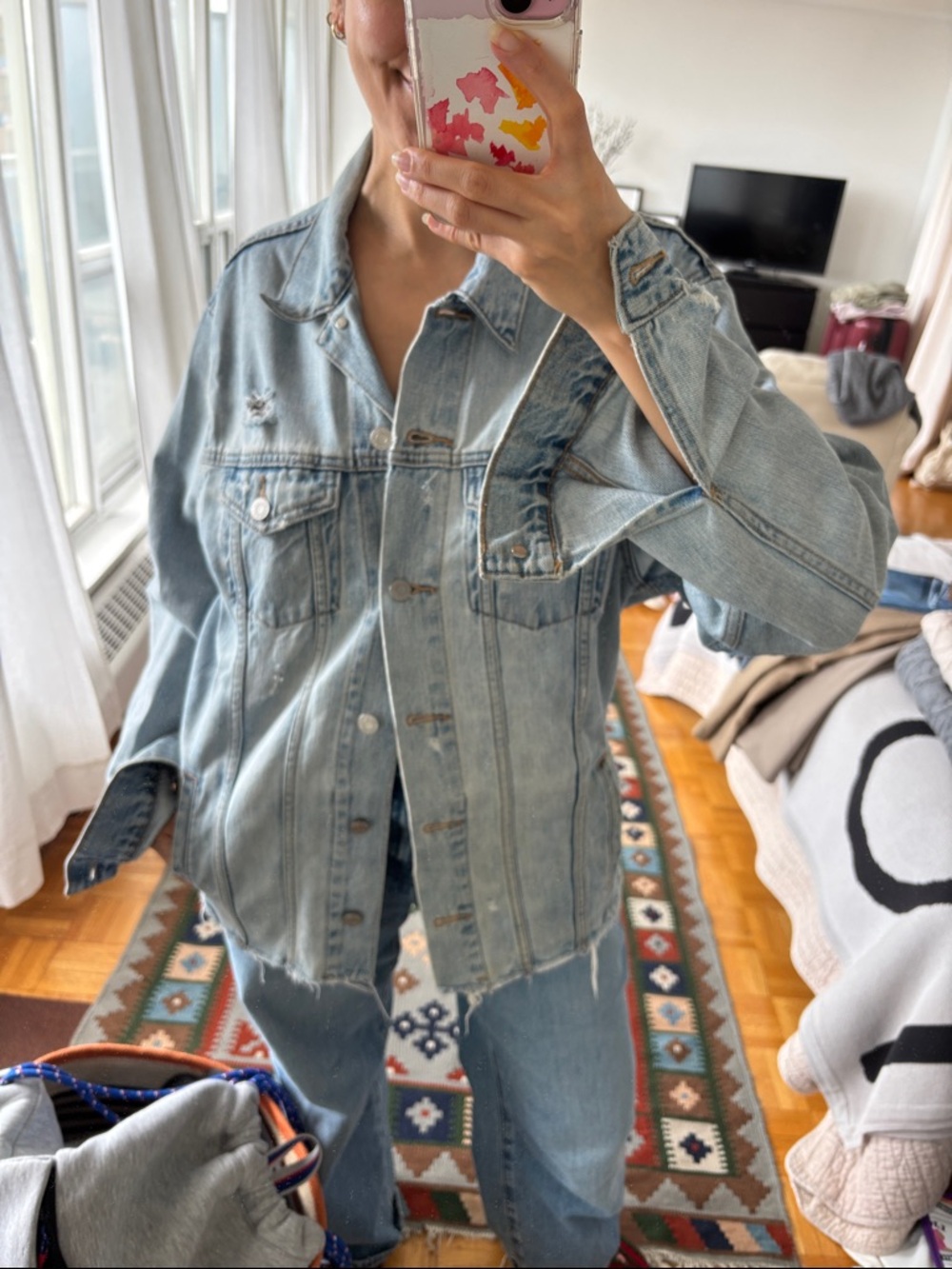 GAP Light Blue Denim Jacket - Picture 3 of 8